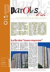 Paroles d'Ici n° 1