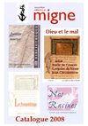 Catalogue des éditions JP Migne