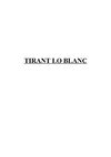 Tirant lo Blanc - Cavalleria