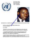 Décision du Rapporteur spécial du Comité des Droits de l'Homme des Nations Unis
