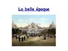 la belle époque