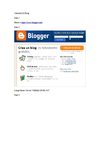 Creacion de un Blog