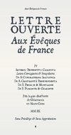 Lettre ouverte / Aux évêques de France / nov. 2009