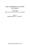 The Cambridge History of China Volume 12, Republican China, 1912-1949, Part 1