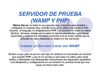 Servidor de Prueba (WAMP y PHP)