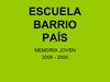 Proyección que acompañó a la obra de teatro