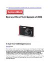 [Business Week] Samsung Dual-View TL220 Digital Camera is awarded 5th.
