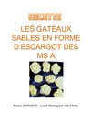 Les gâteaux "escargots" des MS A