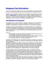 Singapore Tax Information Info by Singapore Company Incorporation Expert