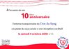 Invitation Don du Sang
