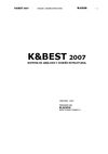 K&BEST - SISTEMA DE ANÁLISIS Y DISEÑO ESTRUCTURAL