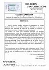 bulletin information collège N° 2