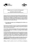 Plaidoyer pour les conseils de développement