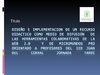 DISEÑO E IMPLEMENTACION DE UN RECURSO DIDACTICO COMO