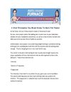 3 Vital Principles You Must Know To Burn Fat Faster