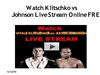 Watch Vitali Klitschko vs Kevin Johnson Live stream online free