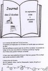 Journal des 2 écoles septembre-décembre 2008