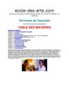 Cours Aquarelle 