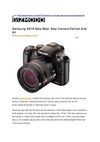 Samsung NX10 Gets Real, New Camera Format And All