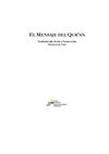 Junta Islámica Centro de Documentación y Publicaciones . EL MENSAJE DEL QUR’AN 