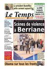 Le Temps d'Algérie www.letempsdz.com édition du 19 avril 2009 