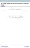 Three Thousand Years in Africa Graham Connah
