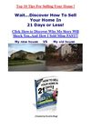 selling your home tips, tips for selling your home, tips on selling home 