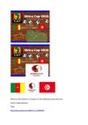 Africa Cup 2010 Cameroon vs Tunesia 21.1.2010 SelMcKenzie Selzer-McKenzie