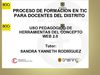 Capacitación Docentes Web 2.0
