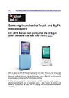 Samsung launches IceTouch and MyFit media players