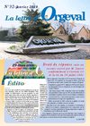 LETTRE D'ORGEVAL N° 32 JANVIER 2010