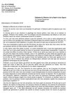 Lettre à Madame Bachelot