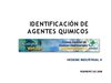 LECCIàN 3 IDENTIFICACIàN DE AGENTES QUIMICOS