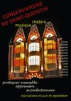 Programme du conservatoire musique et théâtre de Saint-Quentin