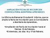 Convocatoria Monitorias