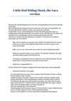 Little Red Riding Hood, english assignment