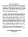 College student credit card debt