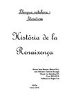 HISTÒRIA DE LA RENAIXENÇA