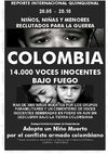 Tribunal Internacional sobre la Infancia Reporte 2010 Colombia reclutamiento de niños para la Guerra