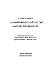 MARTA HARNECKER, FEDERICO FUENTES. EL P-MAS DE PARAGUAY UN INSTRUMENTO POLÍTICO QUE NACE DEL ESTUDIANTADO