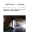 AMÉNAGEMENT INTÉRIEUR A EVREUX EN UTILISANT LA BRIQUE ET LA PIERRE