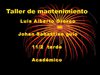 teller de mantenimiento