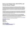 SAS Fire and Security Glasgow