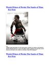 Watch Prince of Persia The Sands of Time For Free