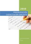 RESUMEN PROGRAMACIÓN CAPACITACIÓN