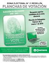 Plancha Zona Electoral Medellín