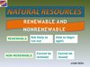 # 16 Renewable and nonrenewable resources 7th basic Jaime Peña
