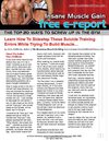 Insane Muscle Gain, Free e-Report