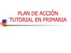 Plan acción tutorial