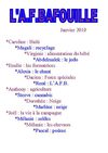Journal de l'AFB Janvier 2010